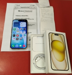 Apple iPhone 15 Plus 128GB záruka MP 3/2027 použitý stav A