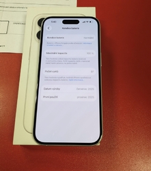Apple iPhone 16 256GB záruka T-mobile 21 měs. odzkoušený - stav A 