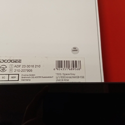 Tablet Doogee T30s 6/256GB Wifi LTE Záruka 23,5 měsíců odzkoušený