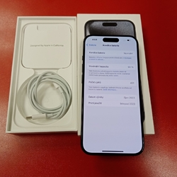 Apple iPhone 15 Pro 128GB použitý - stav A 