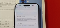 Apple iPhone 16 Plus 128GB záruka Smarty 2/2027 měsíců použitý stav A 