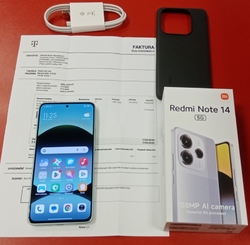 Xiaomi Redmi Note 14 5G 8GB/256GB  záruka Smarty 4/2027 použitý - stav A