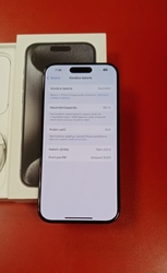 Apple iPhone 15 Pro 128GB použitý stav A