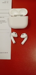 Apple AirPods 4 s akt. potl. hluku záruka 4/2027 Alza použité 