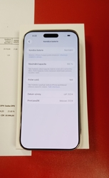 Apple iPhone 16 Pro Max 256GB záruka 11/2026 Apple použitý - stav A
