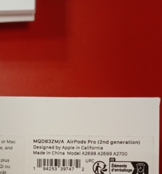 Apple AirPods Pro 2.gen (2022) MQD83ZM/A použité