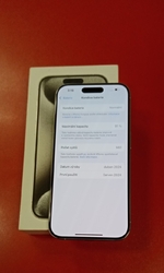 Apple iPhone 15 Pro 256GB použitý