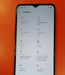 Realme C3 3GB/64GB použitý