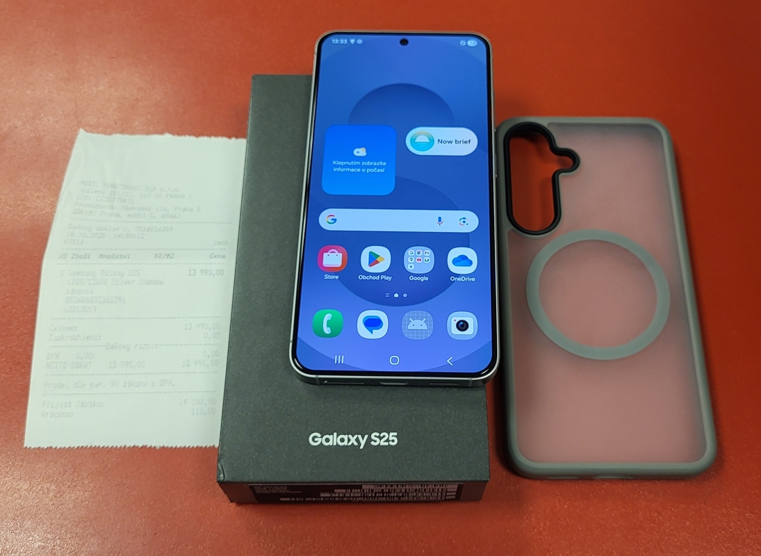 Samsung Galaxy S25 12GB/128GB záruka MP 24 měsíců rozbalený