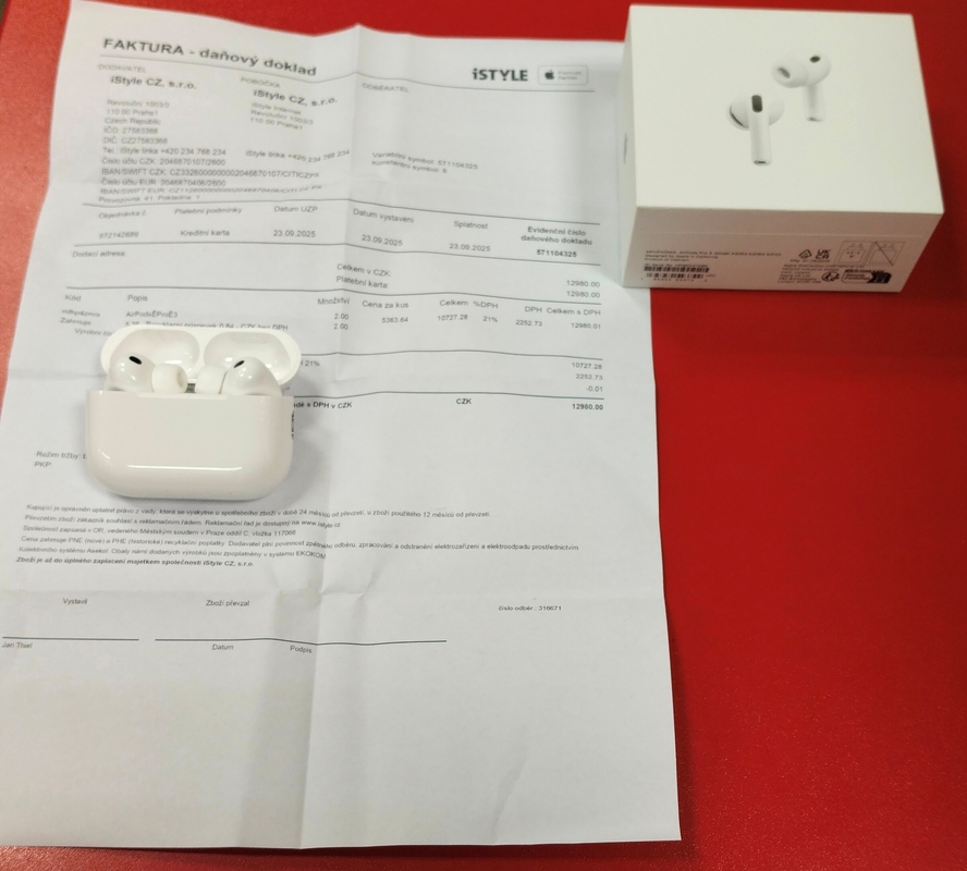 Apple AirPods Pro 3 záruka 9/2027 iStyle použité