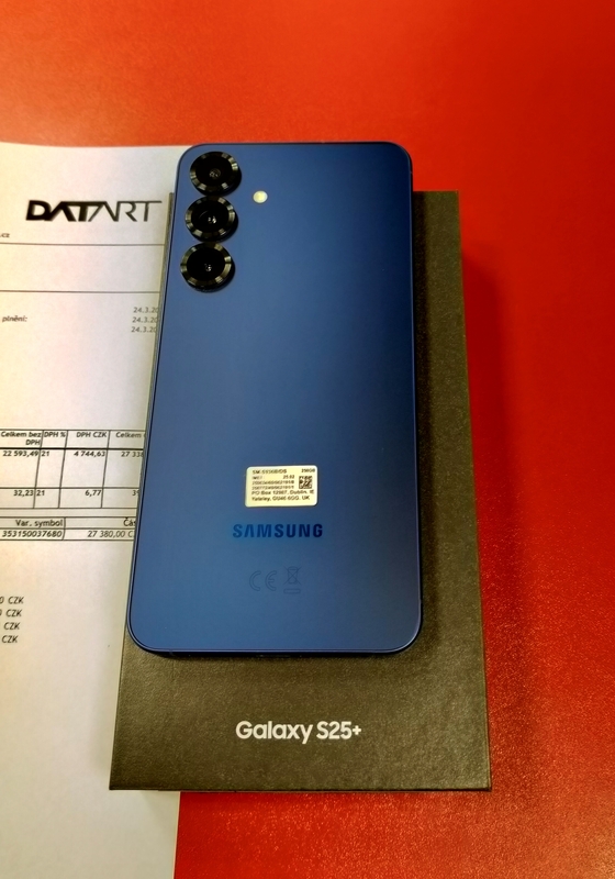 Samsung Galaxy S25+ 12GB/256GB záruka Datart  3/2027 použitý - stav A 