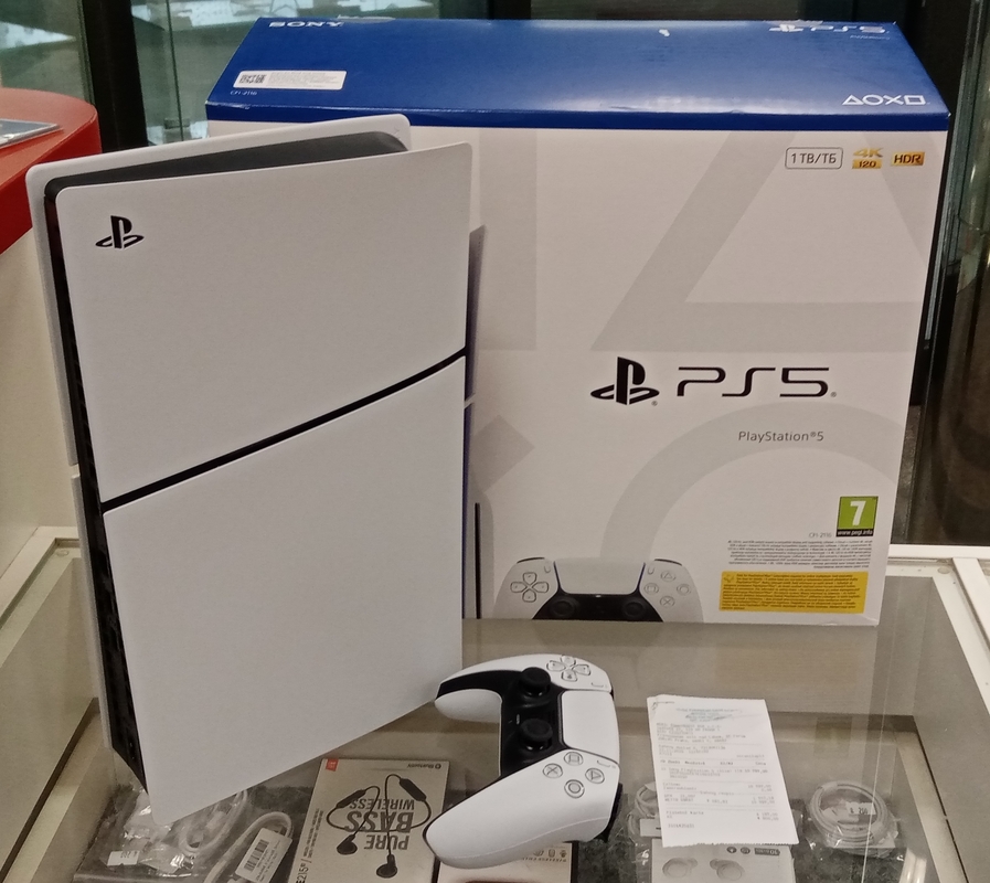 Playstation 5 PS5 Slim s mechanikou záruka 23 měsíců MP rozbalený