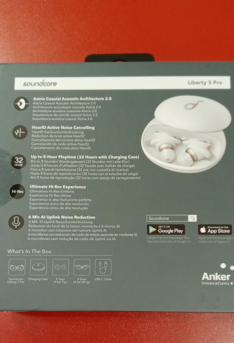 Soundcore Liberty 3 Pro s ANC použité