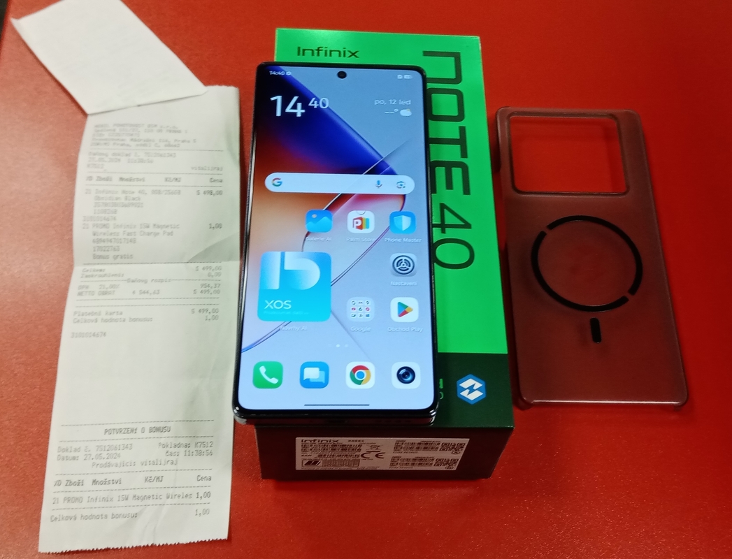 Infinix Note 40 8GB/256GB použitý