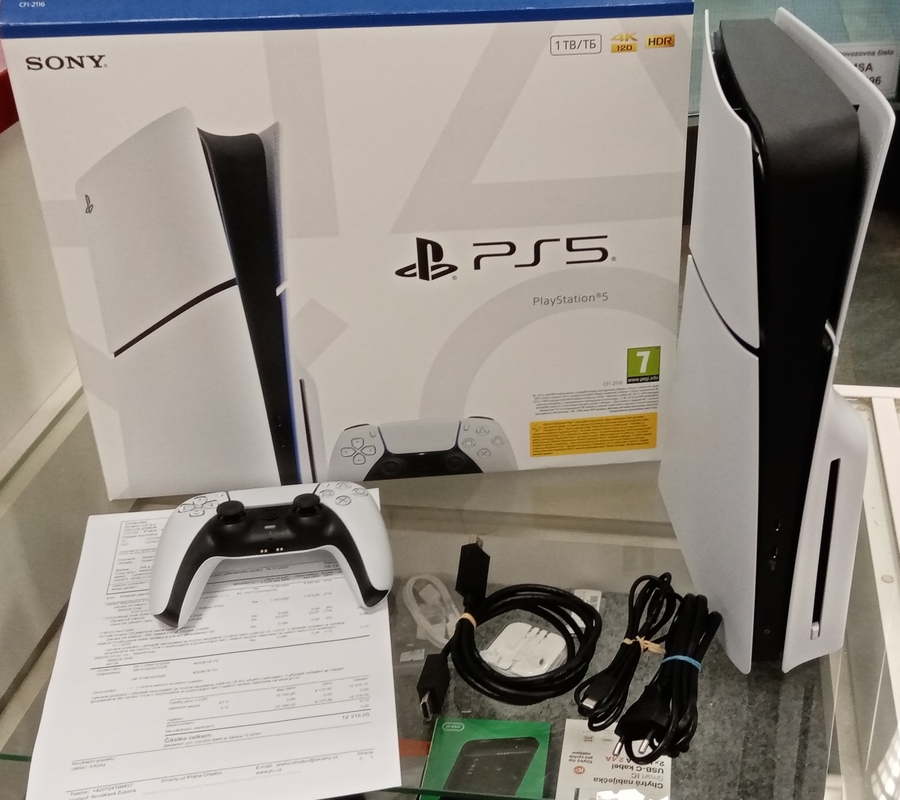 Playstation 5 PS5 Slim s mechanikou záruka 23 měsíců MP odzkoušený