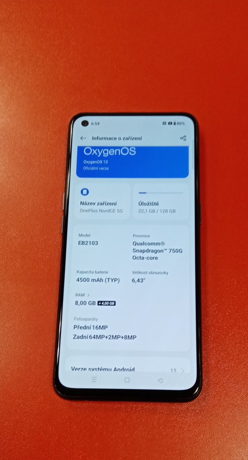 OnePlus Nord CE  5G 8GB/128GB použitý