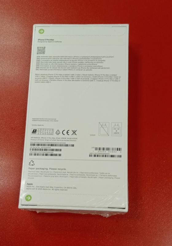 Apple iPhone 17 Pro Max 256GB Silver