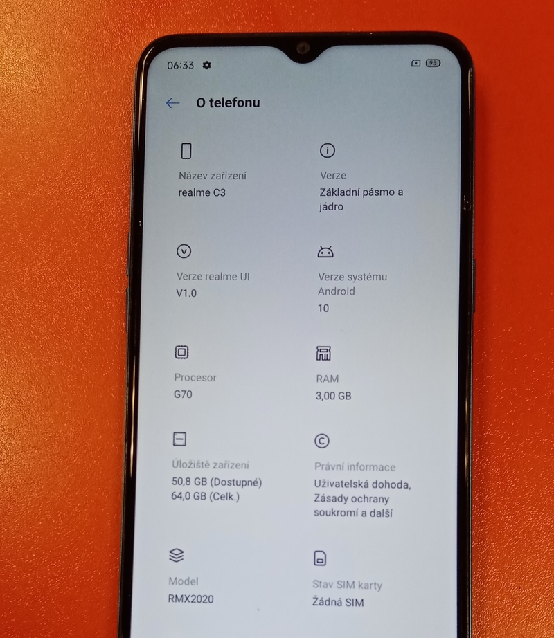 Realme C3 3GB/64GB použitý
