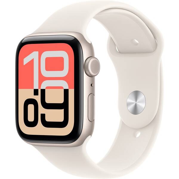 Chytré hodinky Apple Watch SE 3 GPS + Cellular 40mm hvezdně bílý hliník - hvezdně bílý sportovní řemínek - M/L (MEP74MP/A)